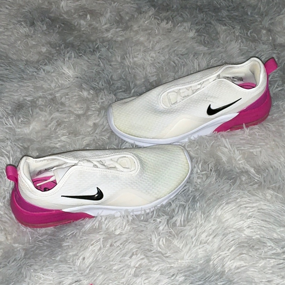 🚨NIKE AIR MAX MOTION 2 WHITE/HOT PINK SNEAKERS!